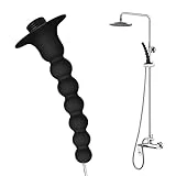 Silicone Shower Cleaner Enema Douche System,Handheld Water Shower Nozzle Anal Rinse Vaginal Cleaning Kit for Men and Women (B)