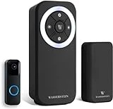 Wasserstein Wireless Doorbell Chime Compatible With Blink Video Doorbell - Never Miss a Visitor with your Blink Video Doorbell (1 Pack, Black)