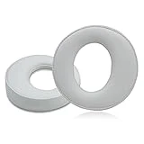 MOLGRIA Replacement Ear Pads, Earpads Cushion Cover for Sony PS3 PS4 Gold Wireless Playstation 3 Playstation 4 Headset CECHYA-0083 Stereo 7.1 Virtual Surround Headset(White)