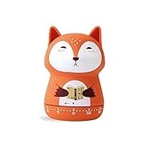 NUOSWEK Mechanical Kitchen Timer, Cute Animal Timer for Kids, Wind Up 60 Minutes Manual Countdown Timer for Classroom, Home, Study and Cooking (Orange Fox)