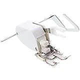 Sewable Open Toe Walking Foot with Adjustable Guide | Fits Low Shank Sewing Machines - Brother, Janome, Singer, and More | Even Feed Foot for Quilting and Sewing Multiple Layers