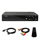 LP-099 Multi Region Code Zone Free PAL/NTSC HD DVD Player CD Player with HDMI AV Output & Remote & USB Input & MIC Input - Compact Design