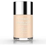 Neutrogena Healthy Skin Liquid Makeup Foundation, Broad Spectrum SPF 20 Sunscreen, Lightweight & Flawless Coverage Foundation with Antioxidant Vitamin E & Feverfew, 30 Buff, 1 fl. oz