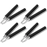 Metal Dragon 77th 4 Pack Safe Foam Nunchucks Nunchakus with Steel Chain for Martial Arts Kung Fu Kids Beginner Cosplay Costume Accessories Training, Black, Large
