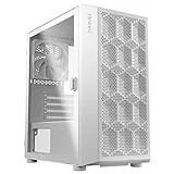 Antec NX200 M White, Micro-ATX Tower, Mini-Tower Computer Case with 120mm Rear Fan Pre-Installed, Mesh Design in Front Panel Ventilated Airflow, NX Series