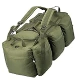 XMILPAX 100L Large Military Duffle Bag Deployment Bag Load Out Bag Sports Equipment Travel Luggage Bag with Detachable Backpack Straps