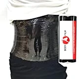 ZGDFSM 60 Meters Osmotic Plastic Body Wrap Sweat Shaper Sauna Workout & Sweat Enhancer Stomach Reduces Cellulite Wrap Body Film for Weight Loss(2Rolls)