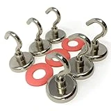 Cruise On Magnetic Hooks for Cruise Cabins - Heavy Duty [75 lbs] Magnet Hooks for Ship Cabins (Metal Door & Wall) - Cabin Accessories