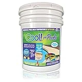 Cool Decking Pool Deck Paint For Coating - Waterproof Concrete Paint that Repairs, Seals, and Cools Your Surfaces - Covers 150 Square Feet