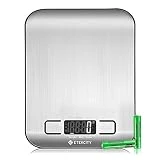 Etekcity Food Scale, Digital Kitchen Scale, 304 Stainless Steel, Weight in Grams and Ounces for Baking, Cooking, and Meal Prep, LCD Display, Medium