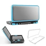TNP New Nintendo 2DS XL LL Case - Crystal Transparent Hard Shell Protective Case Cover Skin Ultra Clear Anti-Scratch Accessory for New 2017 Nintendo 2DS XL LL