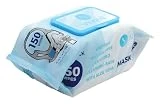 Snugell CPAP Mask Wipes Jumbo Pack | 150 Wipes | Unscented, Lint-Free, Alcohol-Free, Cleansing-Safe with Aloe Vera | Convenient & Easy to Use |Travel Friendly | For Adults & CPAP Users (1)