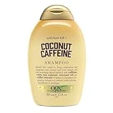 OGX Anti-Hair Fall + Coconut Caffeine Strengthening Shampoo with Caffeine, Coconut Oil & Coffee Extract, 13 Fl Oz