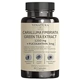 VINATURA Caralluma Fimbriata, EGCG 45% Extract 1250mg + Fucoxanthin 3mg per Serving *USA Made & Tested* for Immune Support, Energy and Mental Focus - 60 Capsules 30 Servings