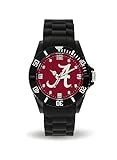 Rico Industries WTSPI150102 NCAA Alabama Crimson Tide Spirit Watch, Black