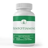 PURE ORIGINAL INGREDIENTS Benfotiamine, (100 Capsules) Always Pure, No Additives Or Fillers, Lab Verified