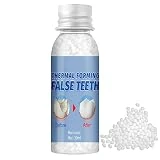 Temporary Tooth Filling Kit, Thermal Forming False Teeth, Temporary Filling for Tooth, Tooth DIY Moldable Fake Teeth Filling Beads for Filling Fix The Missing & Broken & Chipped Tooth