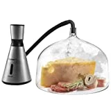 Smoking Gun w XL 7-1/4' Dome - Hot Cold Electric Portable Smoker Infuser Kit for Indoor Outdoor Use - Smoke Meat Cheese Cocktails Faster than Smoker Box, Large Dome w Greater Capacity, Gift for Him