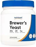 Nutricost Brewers Yeast Powder 1LB (16oz) - Non-GMO, Vegetarian Friendly