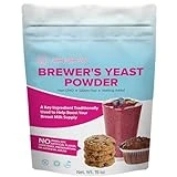 Brewer's Yeast Powder for Lactation Support for Breastfeeding | Mild-Tasting, Debittered, Delicious in Lactation Cookies, Smoothies, Lactation Recipes, Gluten-Free by Mommy Knows Best, 15 oz