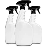 HAVENLAB 32oz 3 Pack Reusable Plastic Spray Bottle Sprayer for Bleach, Auto Detailing, Water Plants, Grilling, Haircuts, Cleaning, Disinfectant, Chemicals - HDPE, Non-BPA, Easy Squeeze Trigger.