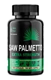 Saw Palmetto DHT Blocker Supplement - Support Prostate Health & Prevent Frequent Urination & Hair Loss + Promote Hair Growth Vitamins for Men & Women - Organic Beta Sitosterol 500mg