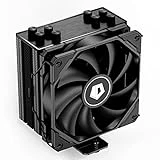 ID-COOLING SE-224-XTS Black CPU Cooler 4 Heatpipes CPU Air Cooler 120mm PWM Fan CPU Fan for Intel LGA1700/115X/1200; AMD AM4/AM5