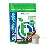 BioTrust Keto Elevate – Pure C8 MCT Oil Powder – Ketogenic Diet Supplement & Paleo Coffee Creamer for Clean Energy, Mental Focus, and Clarity – Non-GMO 100% Caprylic Acid (Hazelnut, 20 Servings)