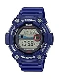 Casio Tide Graph Moon Phase Men's Sports Watch w/Illuminator (Model WS-1300H-2AV Blue)