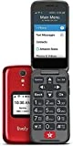 LIVELY Jitterbug Flip2 Cell Phone for Seniors - Red