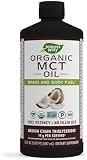Nature's Way MCT Oil, Brain and Body Fuel from Coconuts*; Keto Paleo Certified, Organic, Gluten Free, Non-GMO Project Verified, 30 Fl. Oz.