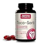 Jarrow Formulas Toco-Sorb - 60 Softgels - Cardiovascular Health & Brain Function Support - High Absorption Formula - Mixed Tocotrienols & Vitamin E Supplement - Up to 60 Servings
