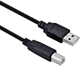 USB B MIDI Cable USB 2.0 Cord Compatible for Novation Launchpad Pro MK2 Control XL MkII Ableton Live,Launchkey 61 25 Mini MK3,Impulse 49 USB Keyboard Controller