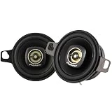 Pioneer TS-A709, 2-Way Coaxial Car Audio Speakers, Full Range, Clear Sound Quality, Easy Installation and Enhanced Bass Response, Black and Gold Colored 2.75” Round Speakers