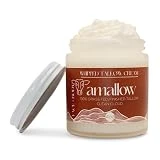 Amallow 100% Grass Fed Beef Tallow for Skin Care - Face + Body - Whipped Moisturizer - 100% Natural Lotion, 4 FL. oz. (Clean Cloud)