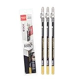 Red by Kiss 3PCS Barber Pencil with Built-in Sharpener Edge Hairline Razor Trace Pencils Beard Guide Beard and Hairline Outliner Pencils (Black)