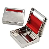 Rolling Machine Metal Red Cloth Automatic Cigarette Tobacc Roller Box & Storage Box 70mm