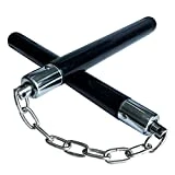 MSGumiho Nunchucks Safe Solid Rubber Training Nunchucks Nunchakus with Steel Chain and Bearing Ball System only for Beginners,Adults and Professionals Perform, Practice, Training,Exercise (1PCS)