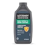 Lotrimin Daily Sweat & Odor Control Medicated Foot Powder - Antifungal Formula for Lasting Relief from Foot Odor, 6.25 Ounce (177 Grams)