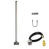 External Outdoor WiFi Antenna Long Range Omni-Directional 2.4G/5.8G 12dBi for WiFi Trail Spypoint Security Camera Antenna/WiFi Routers/WiFi Hotspot