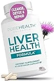 Liver Health – Liver Cleanse Detox & Repair with Artichoke Extract, Milk Thistle, Dandelion Root, Turmeric, Berberine to Healthy Liver Renew with 11 Natural Nutrients, 30 Days Supply