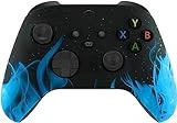Xbox Custom Modded Rapid Fire Controller - Soft Shell for Comfort Grip X - Includes Largest Variety of Modes (Flames)