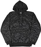 Woobie Gear Woobie Hoodie Pull-Over Parka Military Blanket Jacket Cold Weather Sweatshirt (US, Alpha, Medium, Regular, Regular, Black)