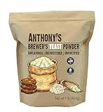 Anthony's Brewer's Yeast, 1 lb, Made in USA, Gluten Free, For Lactation Support, Unflavored, Unsweetened
