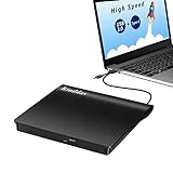 Disk Duplicator External DVD Drive USB 3.0 Type C Portable CD DVD +/-RW Optical Drive Player DVD/CD ROM Burner Reader Writer Compatible with Laptop Desktop PC Windows Linux OS Apple Mac MacBook