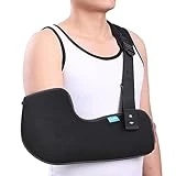 Arm Sling Shoulder Injury Immobilizer Rotator Cuff Support Brace for Sleeping, Comfortable Medical Sling Arm for Shoulder Injury, Left and Right Arm for Men and Women