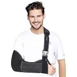 KONSEDIK Arm Sling Shoulder Injury Immobilizer for Men&Women,Medical Sling with Shoulder Pad for Rotator Cuff Injury,Support Brace for Arm,Wrist, Elbow,Clavicle Fracture Post-Surgery