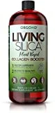 Living Silica Plant Based Collagen Booster | Vegan Collagen Booster | Supports Healthy Collagen and Elastin Production for Joint & Bone Support, Glowing Skin, Strong Hair & Nails | 33.85 Fl Oz