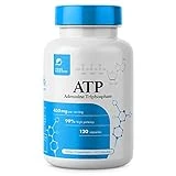 Prime Powders ATP Capsules - 120 Capsules - 400mg per Serving - Adenosine Triphosphate - Boost Energy Endurance Stamina