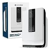 HATHASPACE Smart Air Purifiers for Home, Large Room - HSP001 - True HEPA Air Purifier, Cleaner & Filter for Allergies, Smoke, Pets - Eliminator of 99.97% of Dust, Pet Hair, Odors - 700 SqFt Coverage